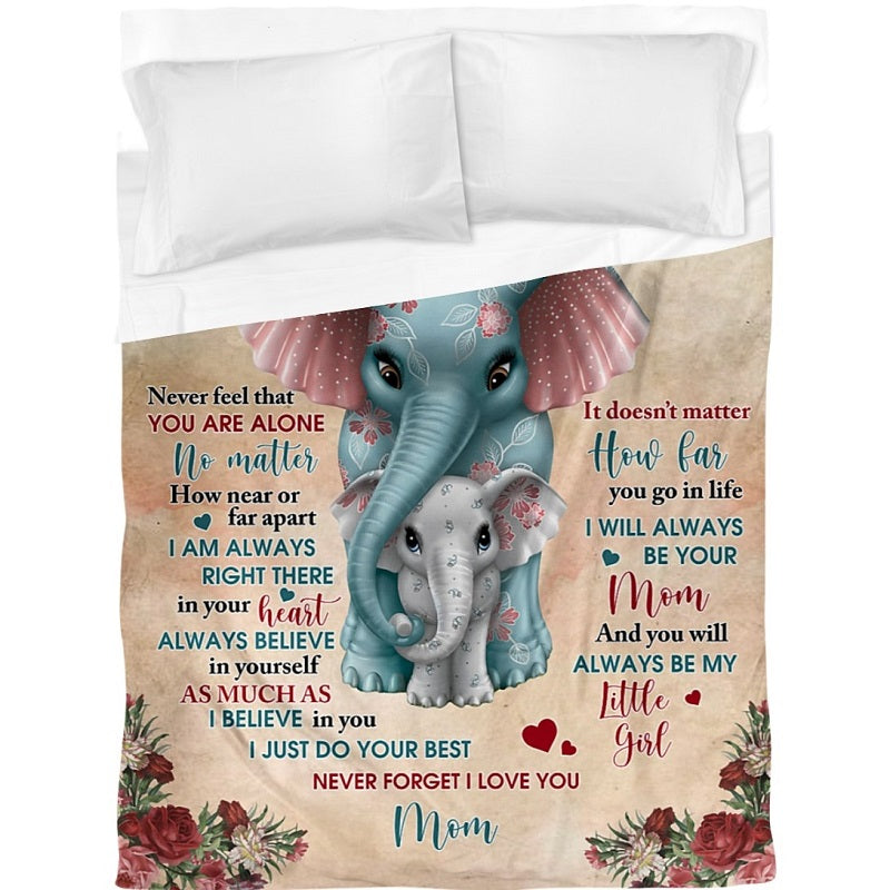 To My Daughter - From Mom  - A321 - Premium Blanket