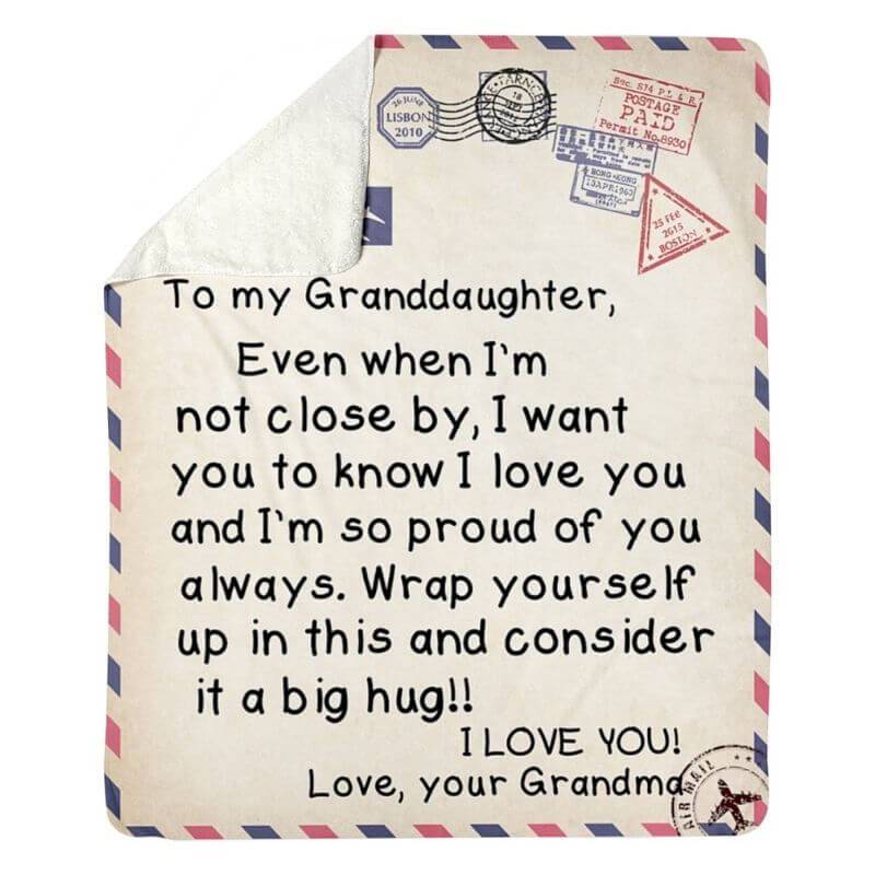 To My Granddaughter - From Grandma - A325 - Premium Blanket