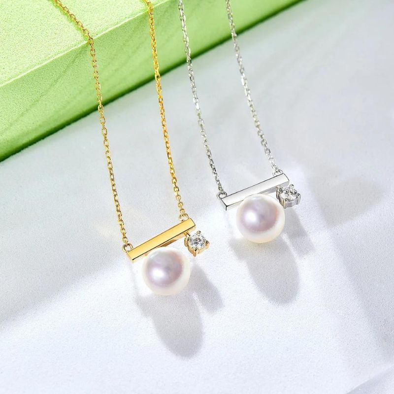 Life is 90% How You React it Pearl Balance Necklace