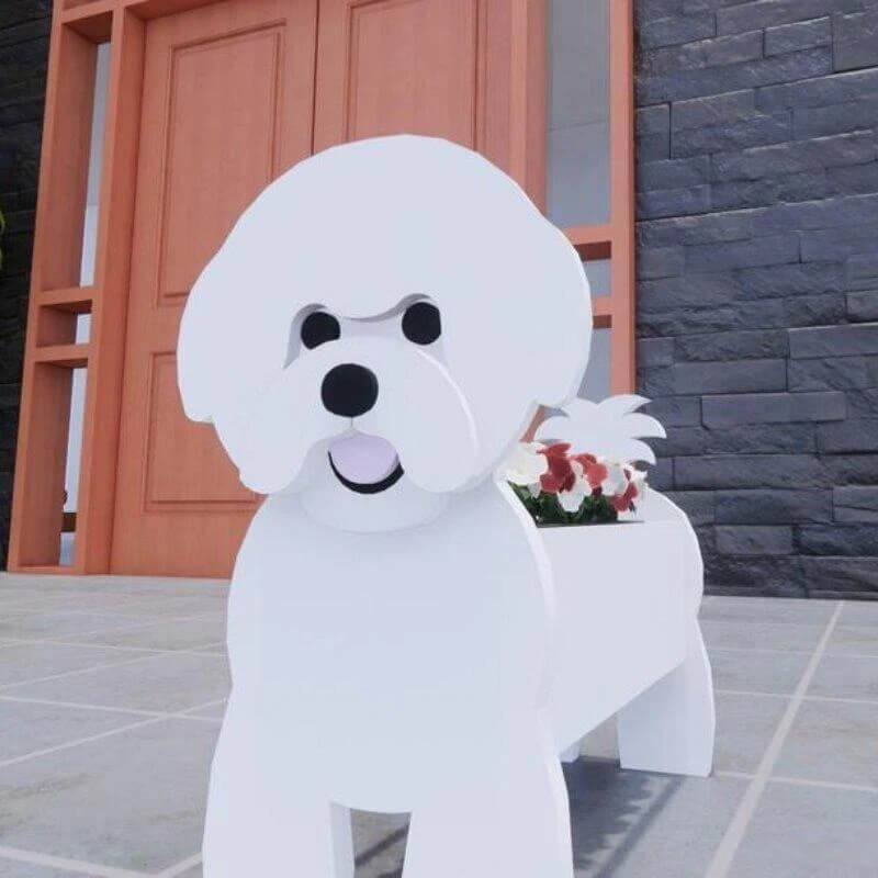 Bichon Frise Planter AP012