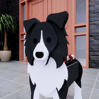 Border Collie Planter AP038