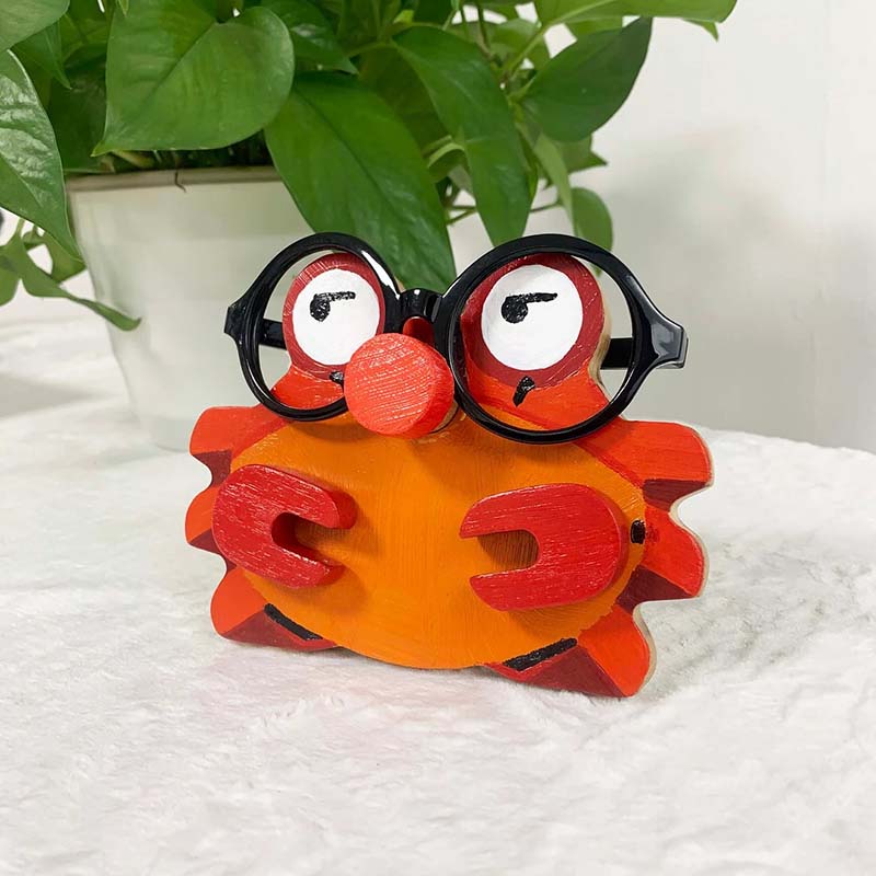 Handmade Glasses Stand F268 Lovely Crab