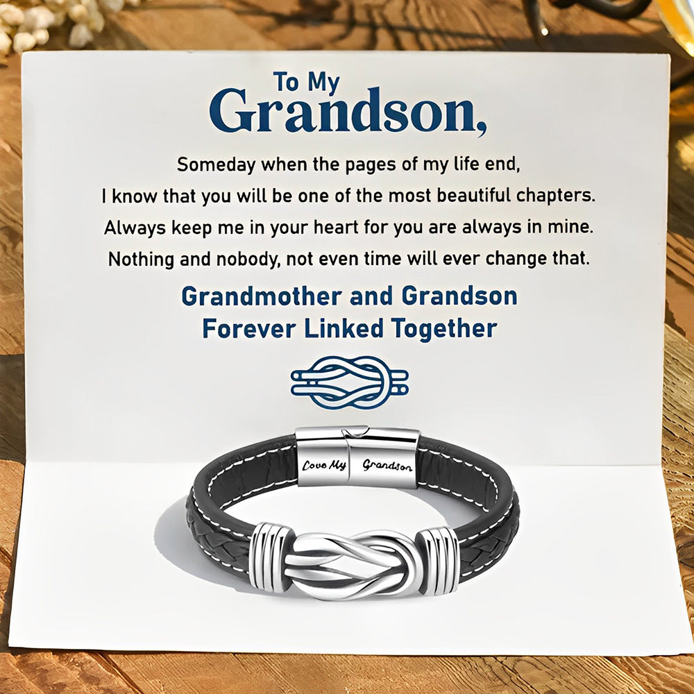 2025 New Forever Linked Together Braided Leather Bracelet🔗