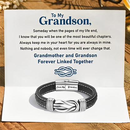 2025 New Forever Linked Together Braided Leather Bracelet🔗