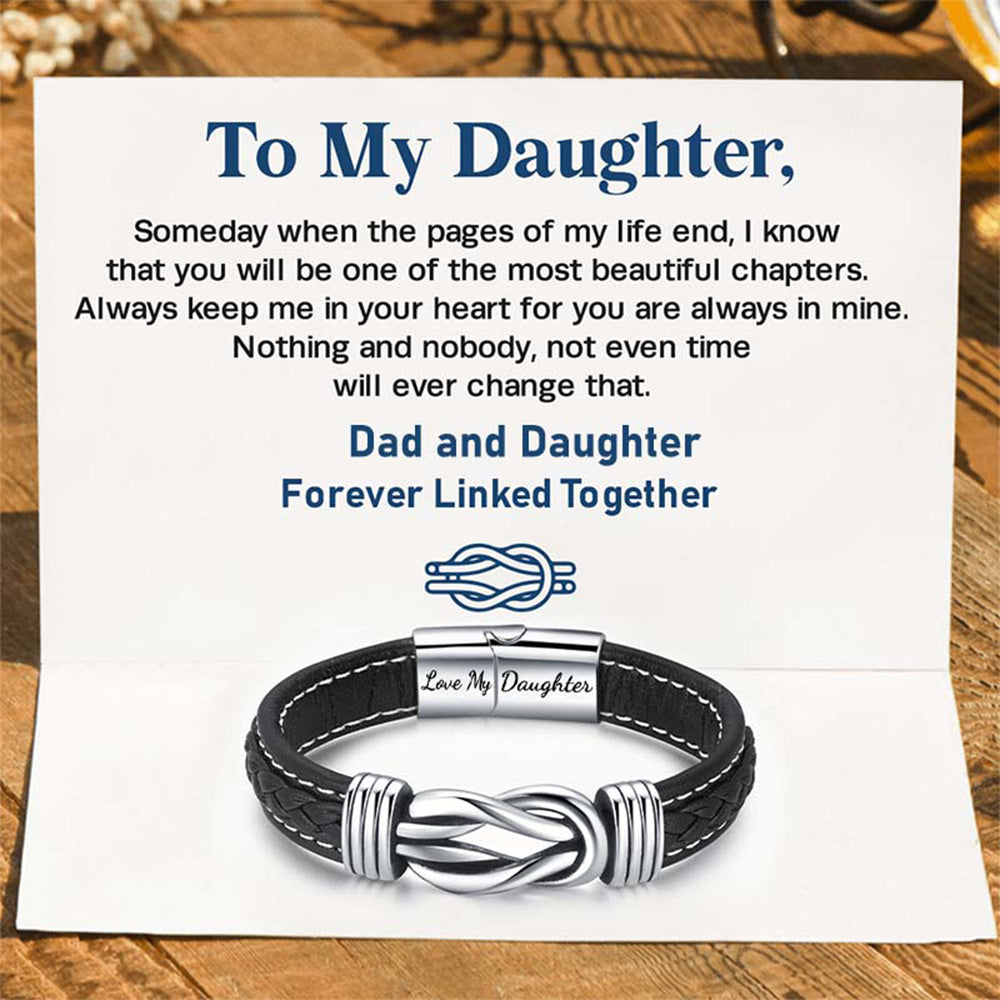 2025 New Forever Linked Together Braided Leather Bracelet🔗