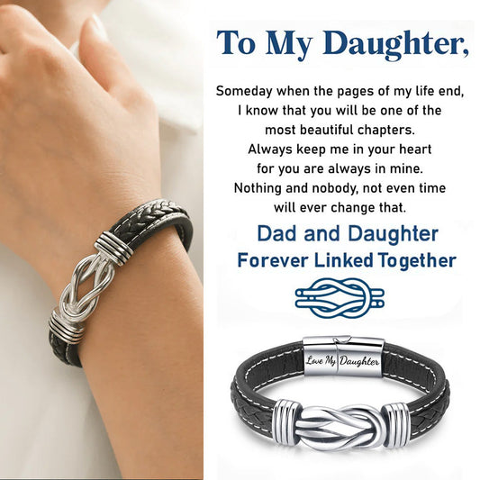 2025 New Forever Linked Together Braided Leather Bracelet🔗