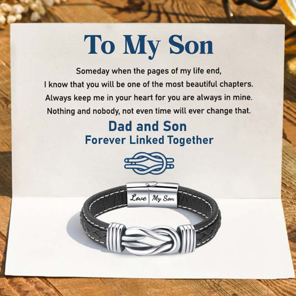 2025 New Forever Linked Together Braided Leather Bracelet🔗