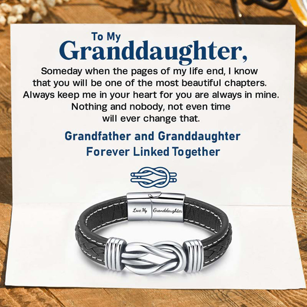 2025 New Forever Linked Together Braided Leather Bracelet🔗