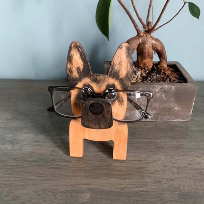 Handmade Glasses Stand F265 Lovely German Shepherd