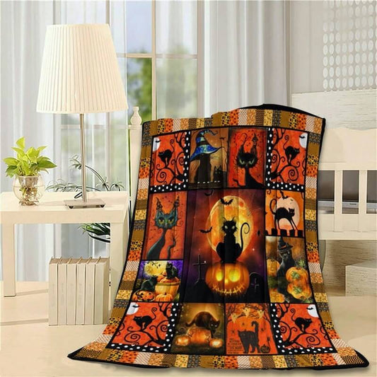 Black Cat G004 Halloween Quilt