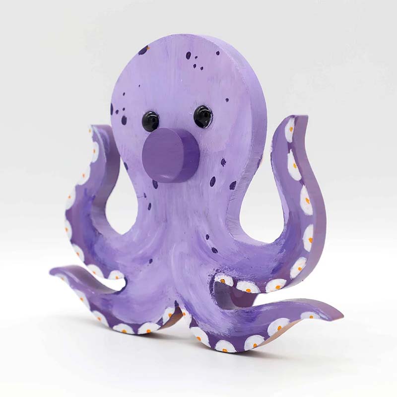 Handmade Glasses Stand F266 Lovely Octopus