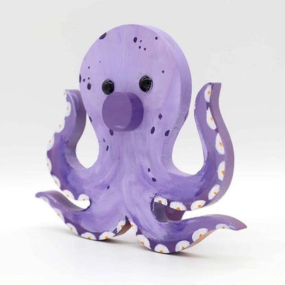 Handmade Glasses Stand F266 Lovely Octopus