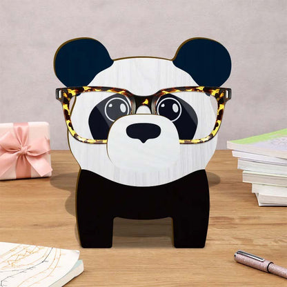 Handmade Glasses Stand F277 Big Eyes Panda