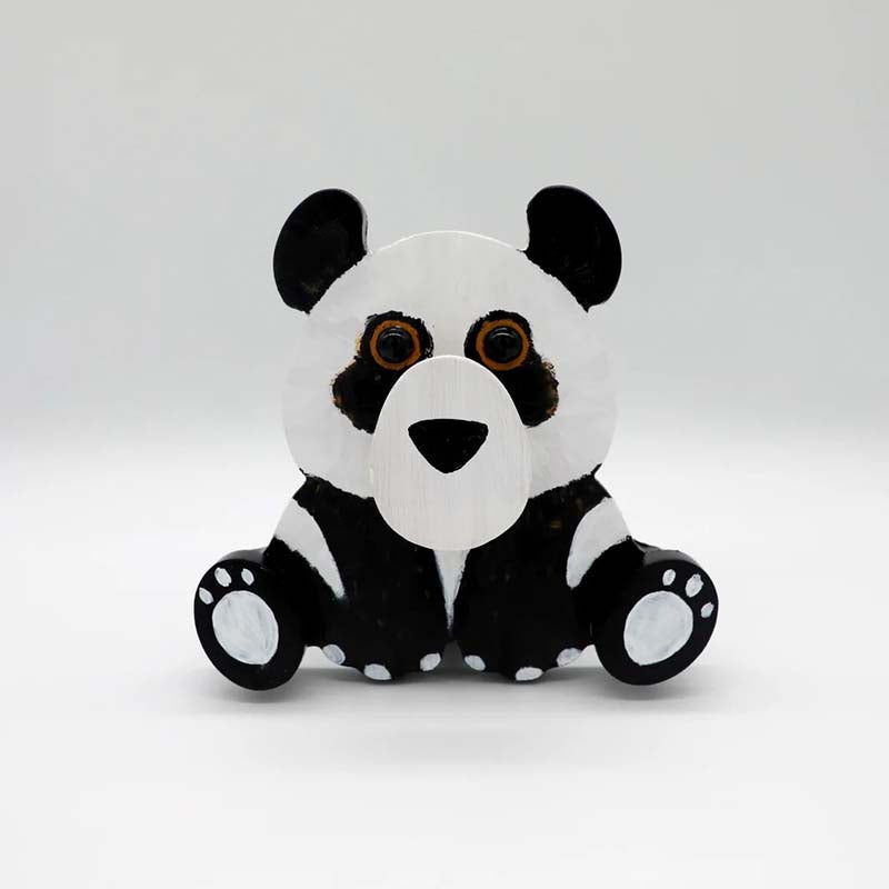 Handmade Glasses Stand F264 Lovely Panda