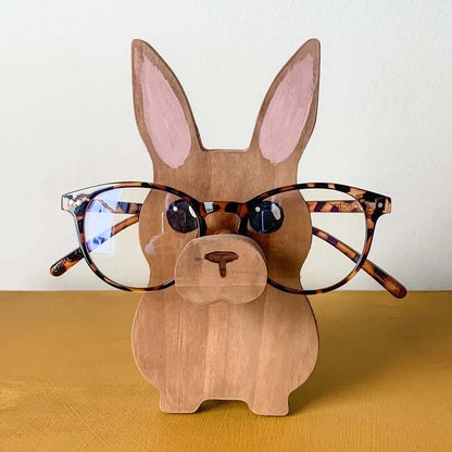 Handmade Glasses Stand F263 Lovely Rabbit