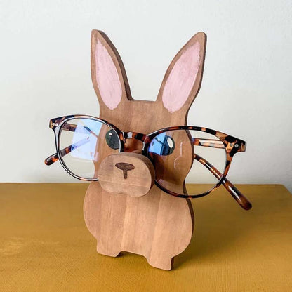 Handmade Glasses Stand F263 Lovely Rabbit