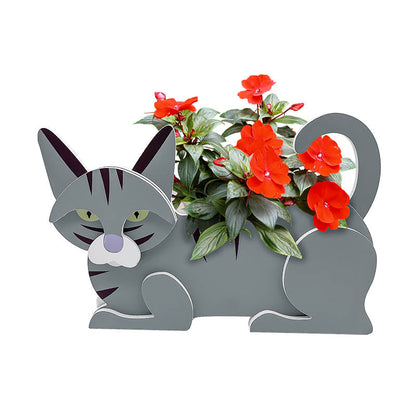 Blue Cat Planter AP077